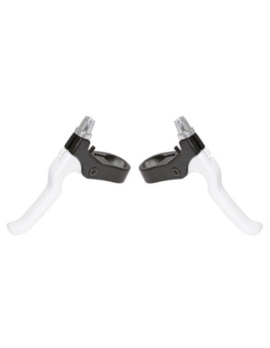 408 Alloy Brake Lever Set Black/White.